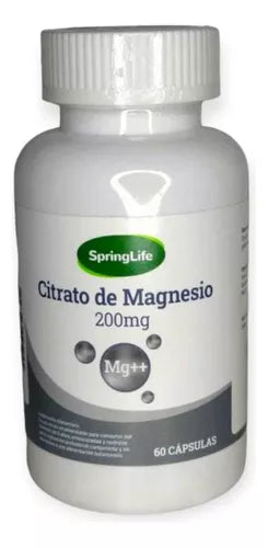 Cloruro de Magnesio 200 mg x 60 comprimidos SpringLife